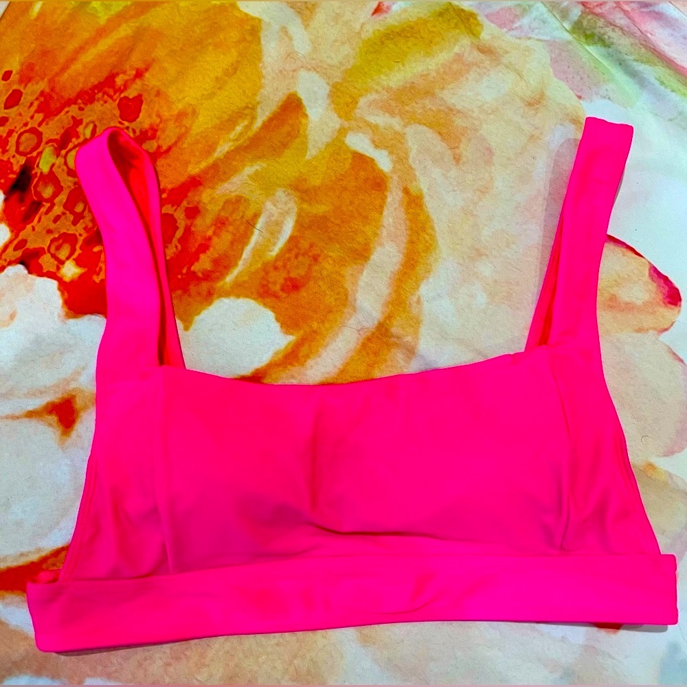 Hot hot pink bikini top